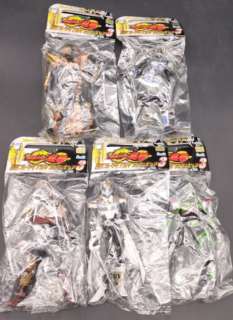 仮面ライダー龍騎 コレクタブルソフビフィギュア3 全5種フルセット 仮面ライダー龍騎 コレクタブルソフビフィギュア3 全5種フルセット