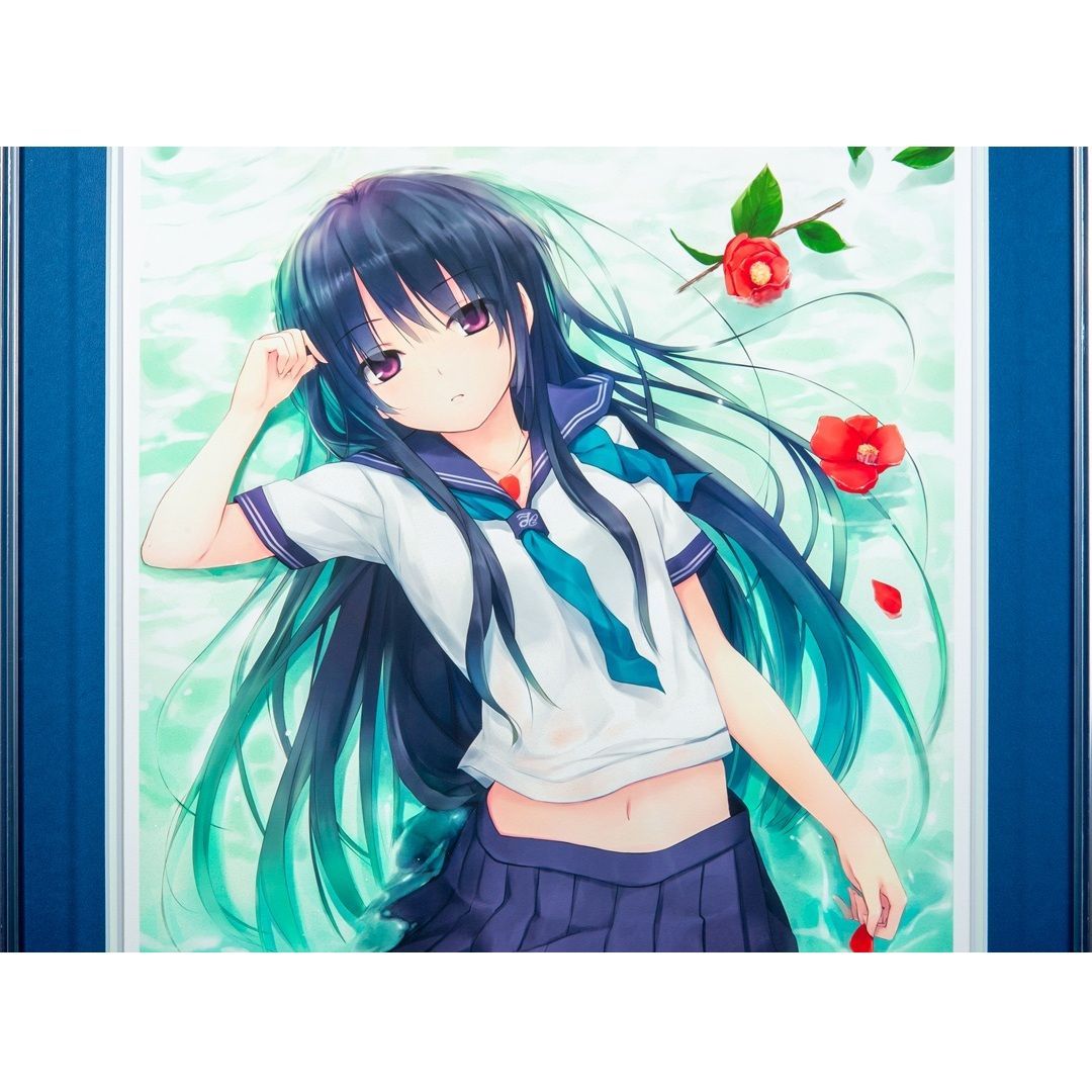 珈琲貴族氏 版画 夏の扉 アールビバン ミクスドメディア 珈琲貴族氏