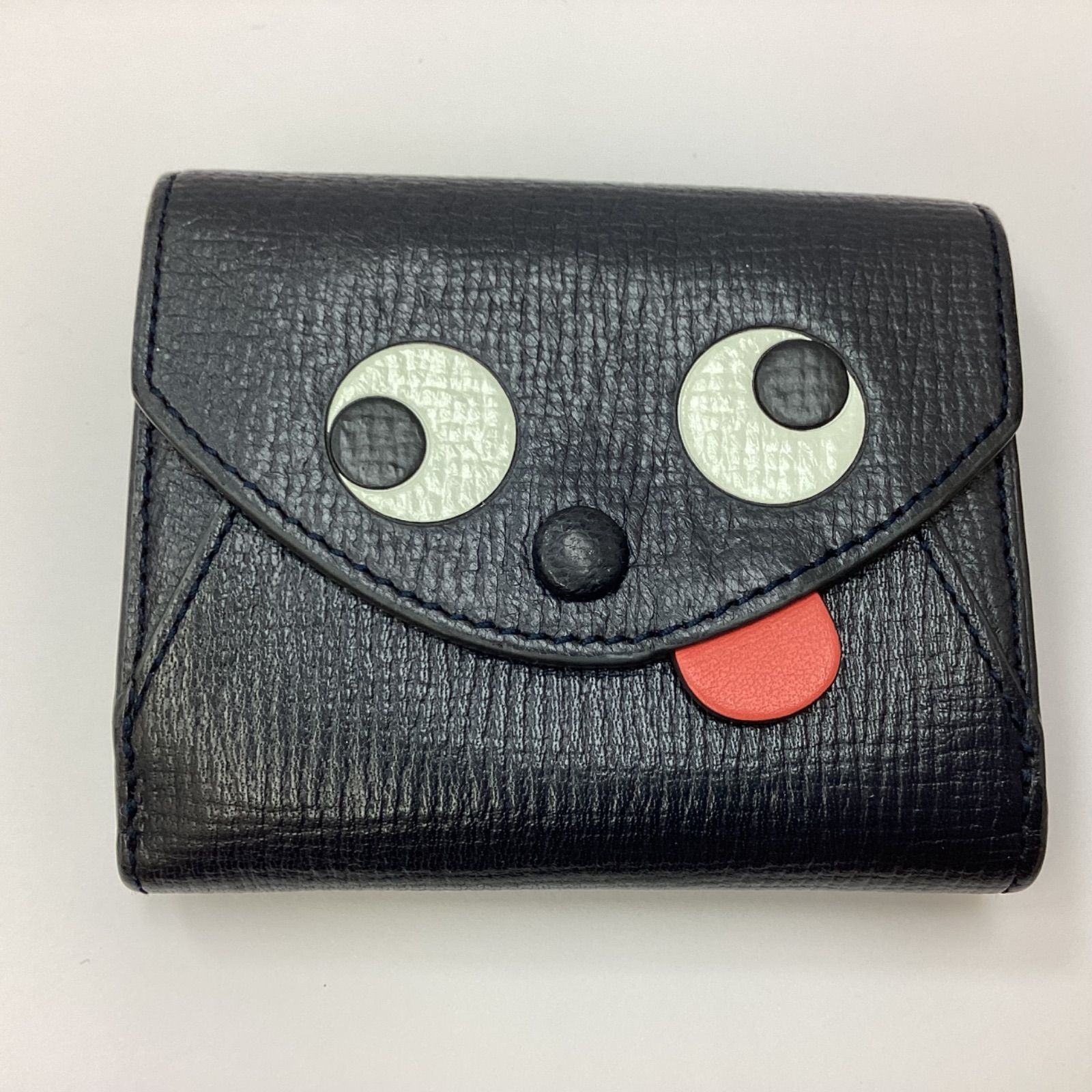 ☆アニヤハインドマーチ 三つ折り財布 ネイビー ZANY - メルカリ