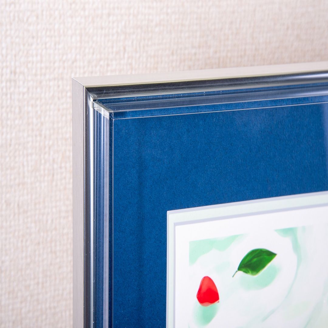 珈琲貴族】 「水椿」 版画 アールジュネス / アールビバン保証書付