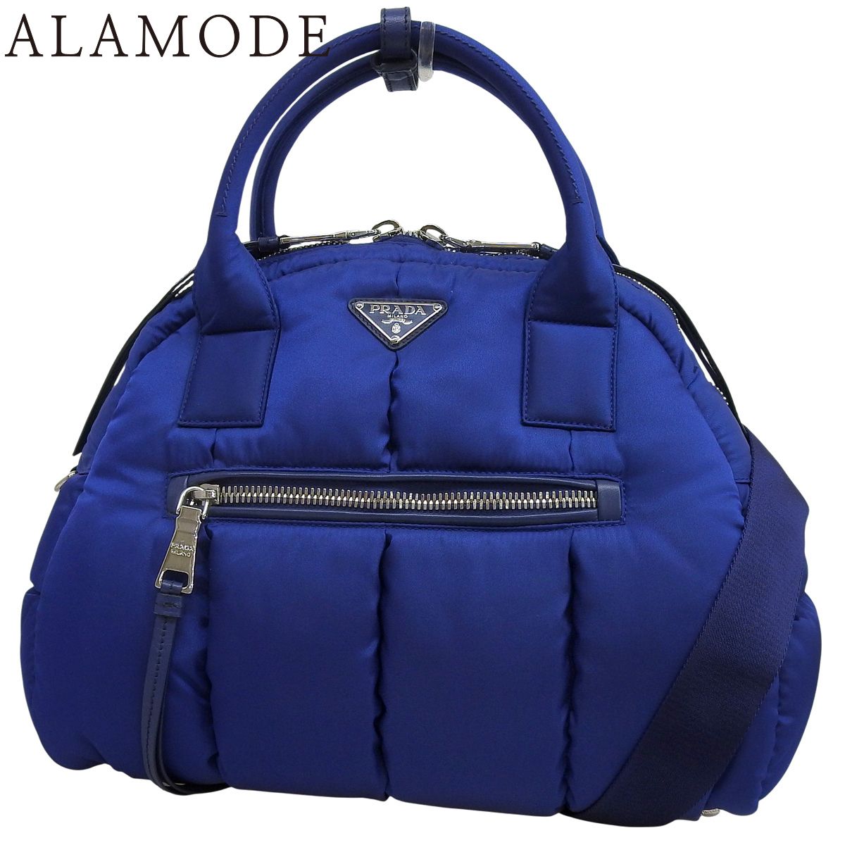 PRADA(プラダ) ボンバー バッグ ハンドバッグ 2WAY ショルダー 肩掛け