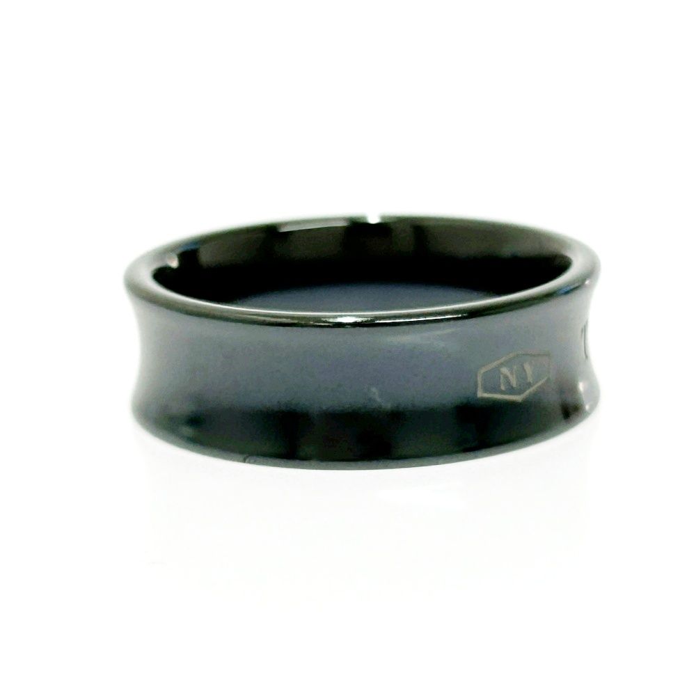 中古】TIFFANY&Co. ティファニー チタン 1837 ナロー ワイド リング