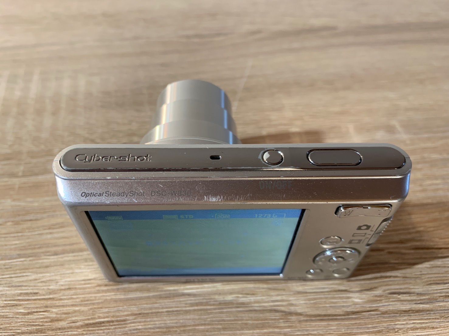 7748 Sony ソニー Cyber-shot DSC-W830 シルバー デジカメ ジャンク品