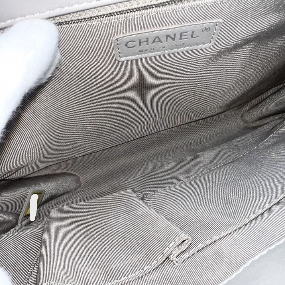 シャネル ショルダーバッグ レディース マトラッセ ラージ ボーイ