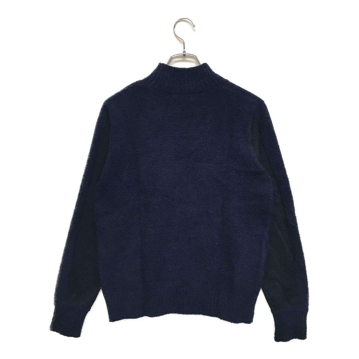 中古 レディース アンパスィ and per se セーター L 紺 ネイビー