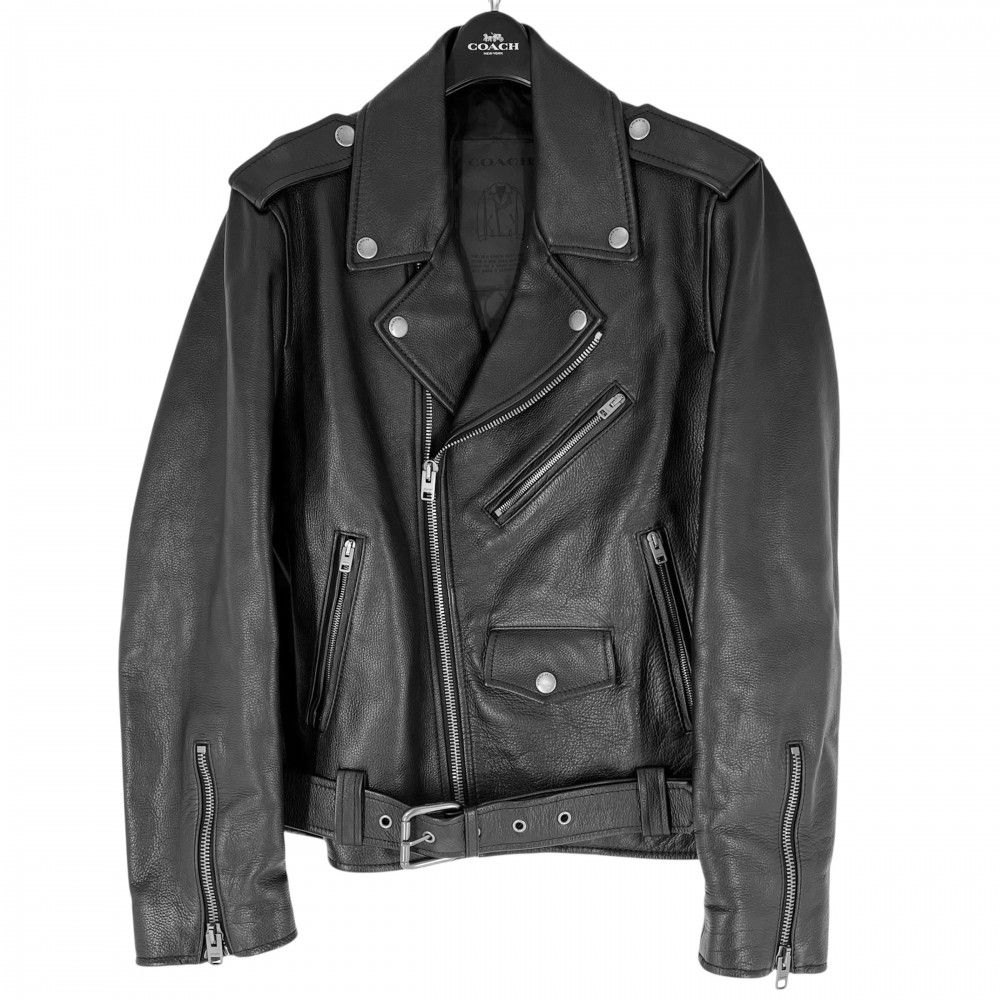 コーチ ライダースジャケット メンズ モト ジャケット アウター