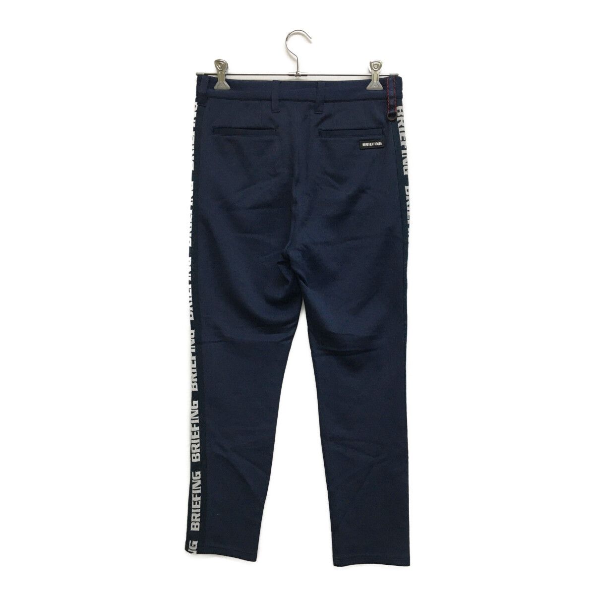 中古 メンズ ブリーフィング BRIEFING パンツ S 紺 ネイビー サイド