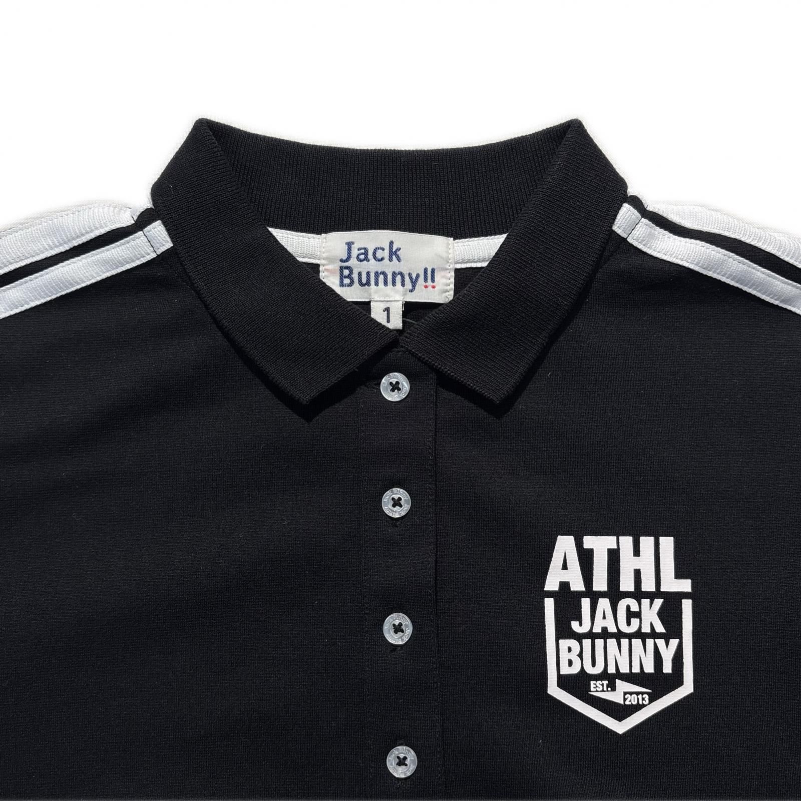 中古 レディース ジャックバニー Jack Bunny!! 長袖ポロシャツ 1(M) 黒