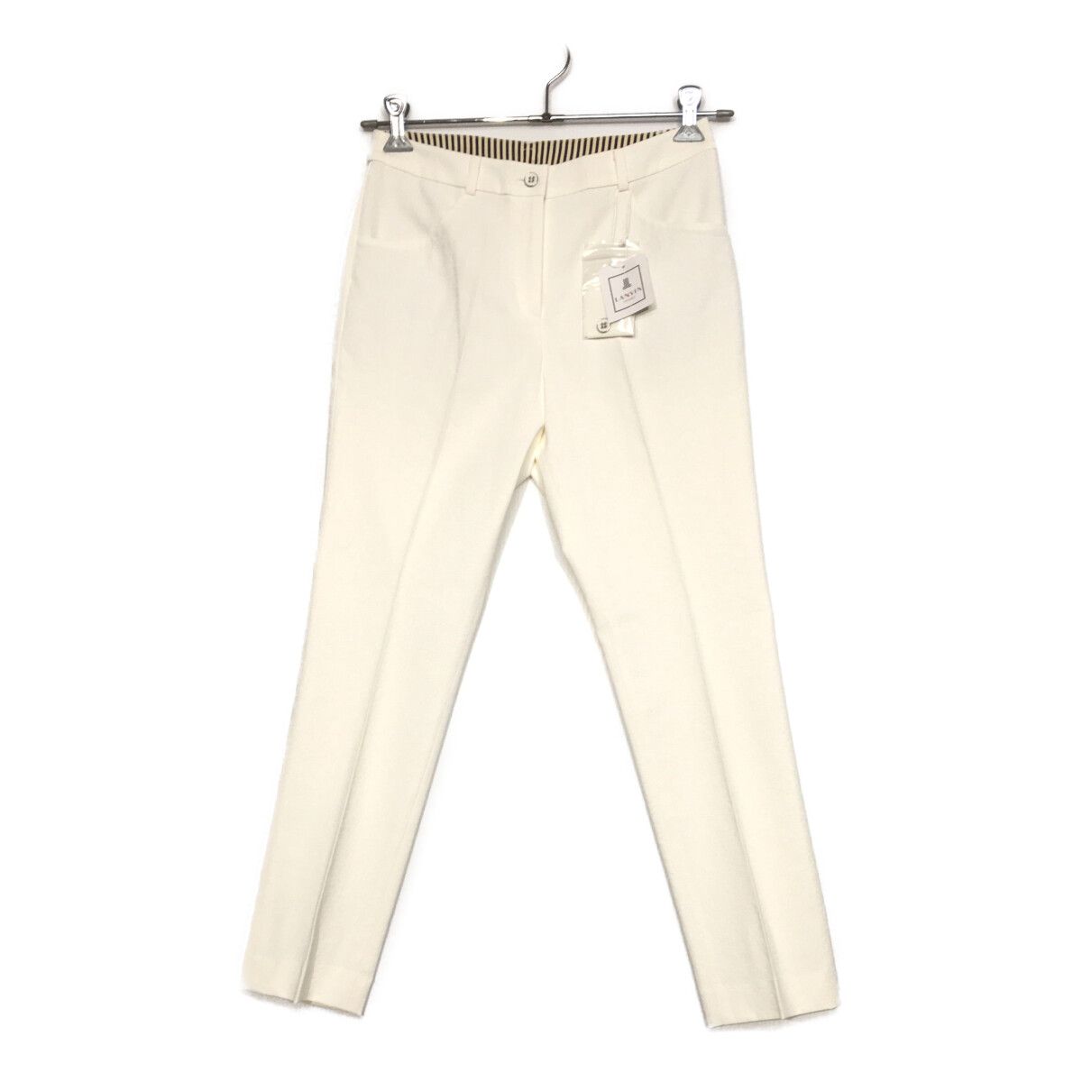 未使用品 レディース ランバンスポール LANVIN SPORT パンツ 38(M) 白