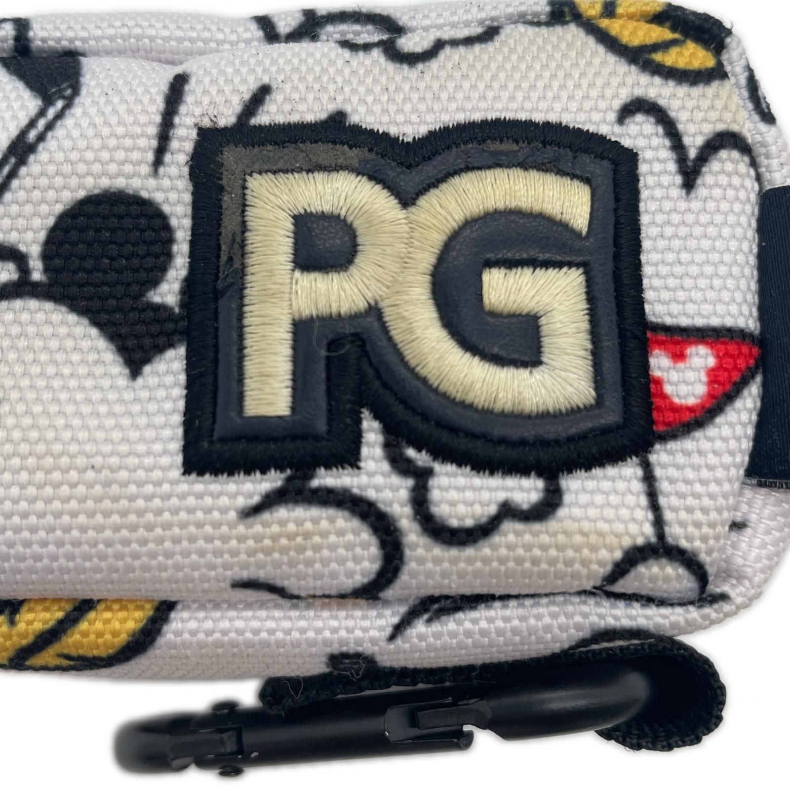 中古 パーリーゲイツ PEARLY GATES ボールポーチ ホワイト ボール