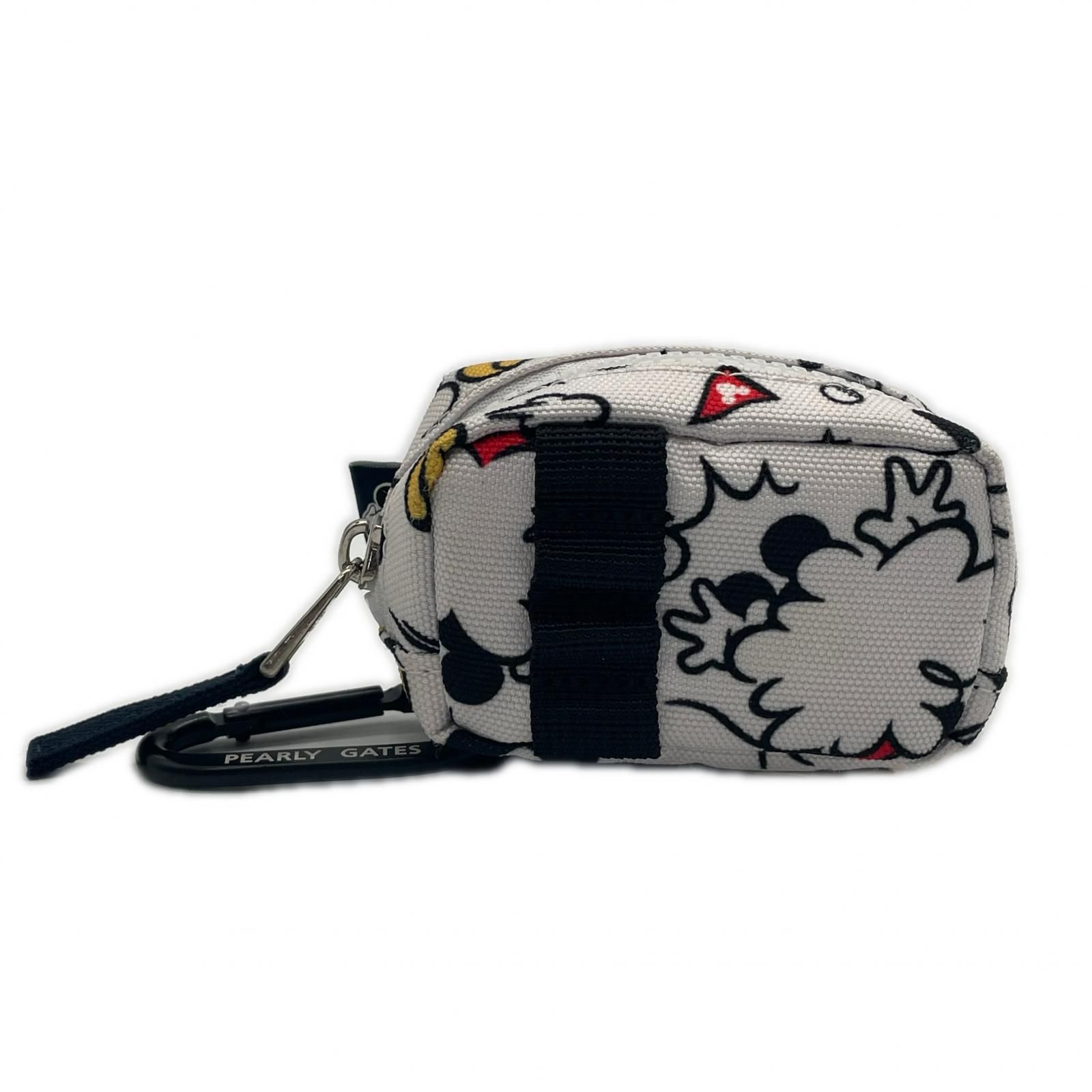 中古 パーリーゲイツ PEARLY GATES ボールポーチ ホワイト ボール