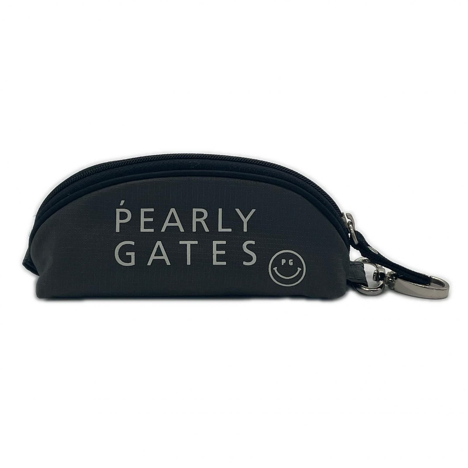 中古 パーリーゲイツ PEARLY GATES ボールポーチ グレー ボールケース
