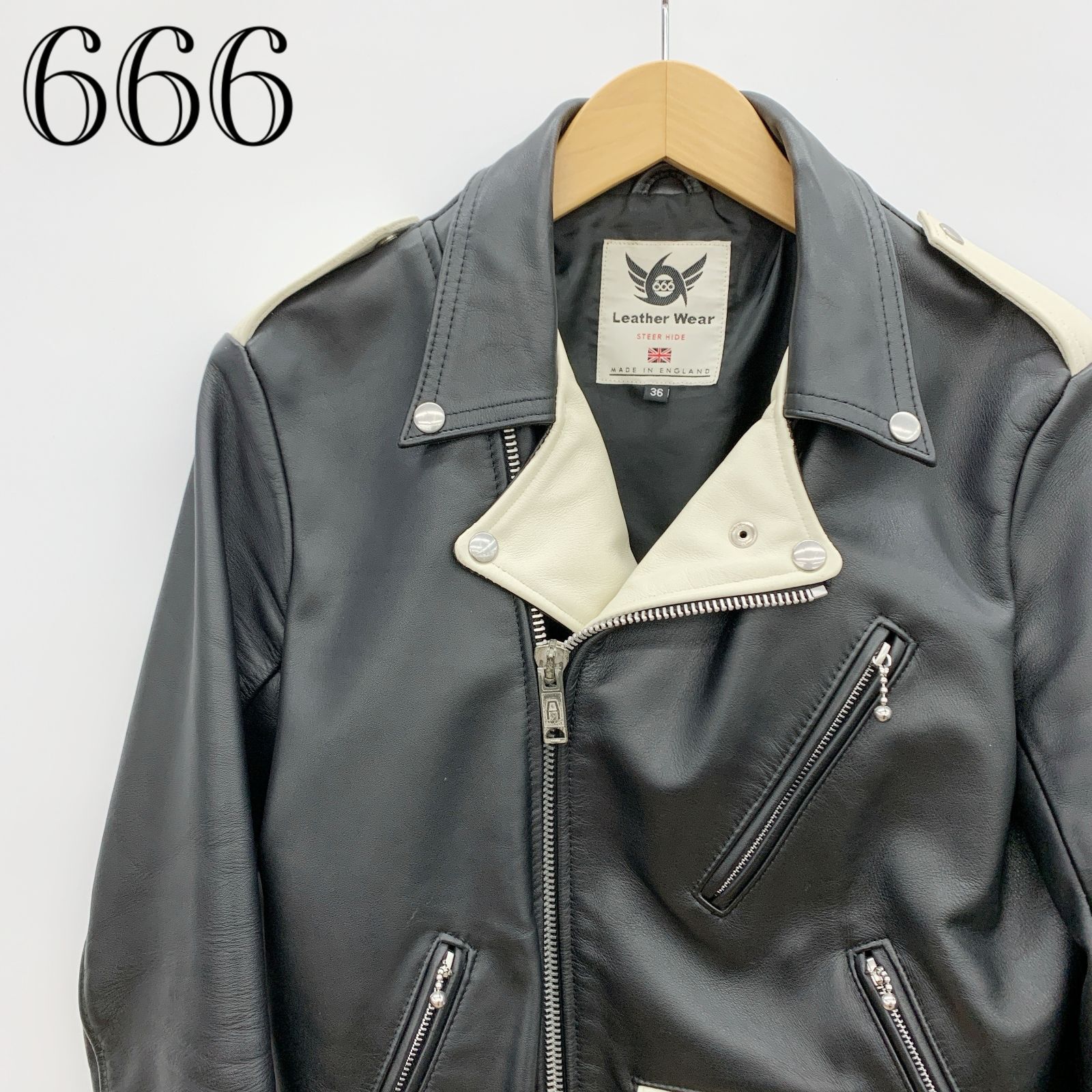 666 Triple Six ライダース ダブル 666 Leather Wear(トリプルシックス 