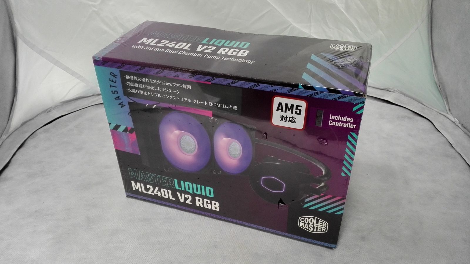 未開封・未使用】MasterLiquid ML240L V2 RGB 簡易水冷CPUクーラー MLW