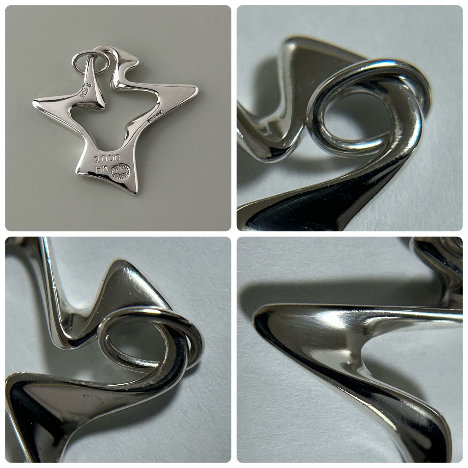 ジョージジェンセン ネックレス ペンダント トップ 2000 HK バード 925