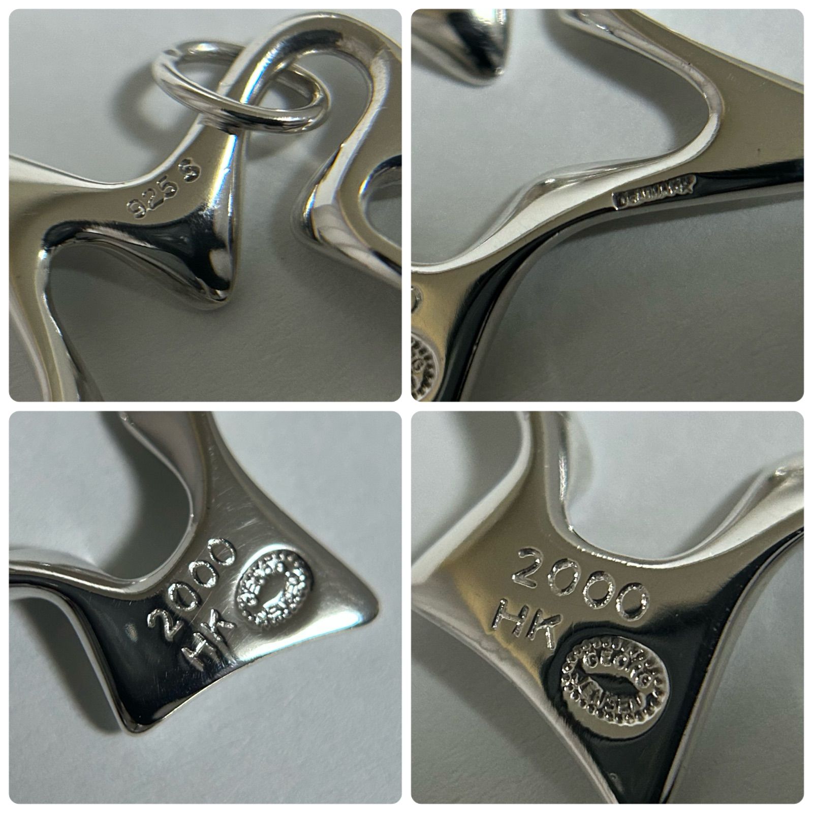 ジョージジェンセン 2000 バード HK トップ SV925 ジョージジェンセン ネックレス ペンダント トップ 2000 HK バード 925