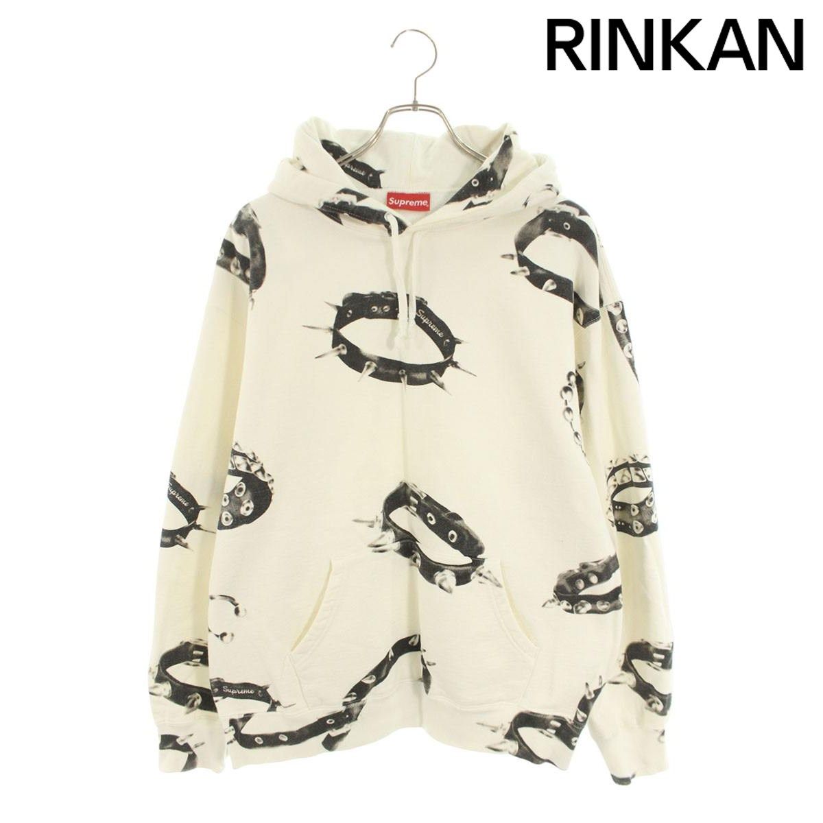 シュプリーム Studded Collars Hooded Sweatshirt スタッズプリント