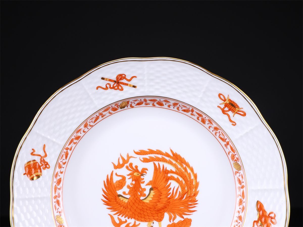 プレート立て付き　HEREND ヘレンド 二千年記念プレート 2000年 鳳凰 プレート立て付き HEREND ヘレンド 二千年記念プレート 2000年 鳳凰