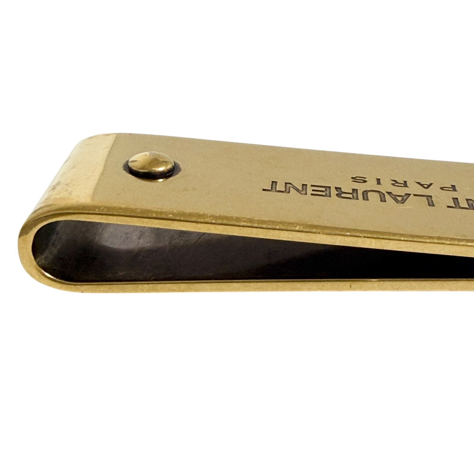 ⭐️現行・極美品⭐️サンローラン マネークリップ ビルクリップ メンズ ゴールド サンローランパリ メンズ マネークリップ ID ビルクリップ ゴールド色