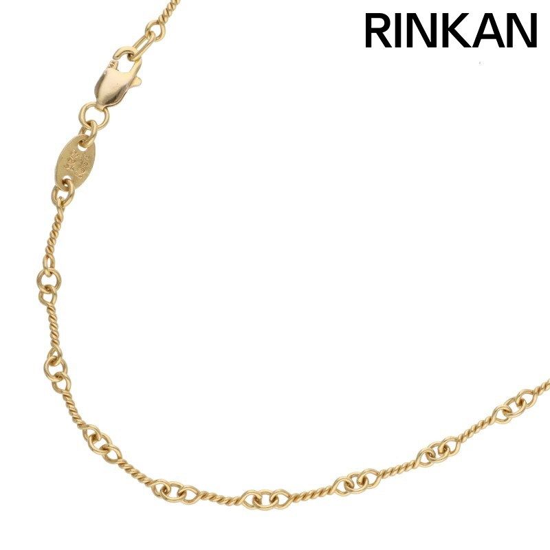 クロムハーツ 22K NECKCHAIN T18/ツイストチェーン18inch オールド