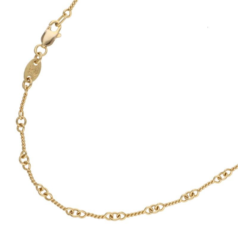 クロムハーツ 22K NECKCHAIN T18/ツイストチェーン18inch オールド