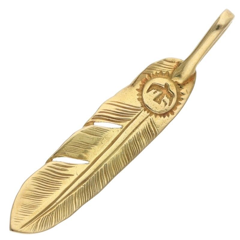 ゴローズ 全金フェザー 大 左向き ネックレストップ メンズ 大 - メルカリ