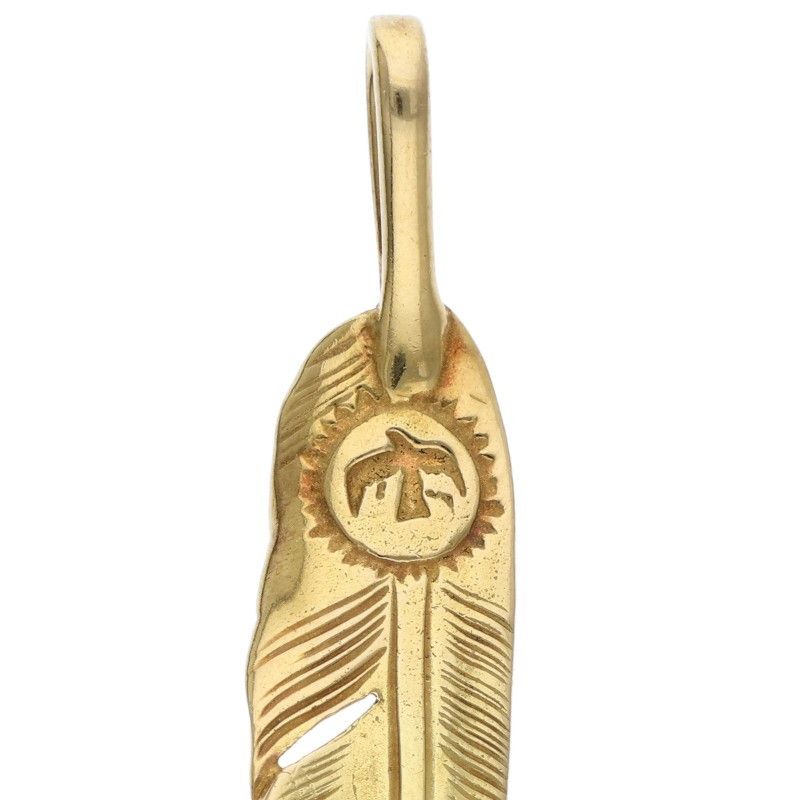 ゴローズ 全金フェザー 大 左向き ネックレストップ メンズ 大 - メルカリ