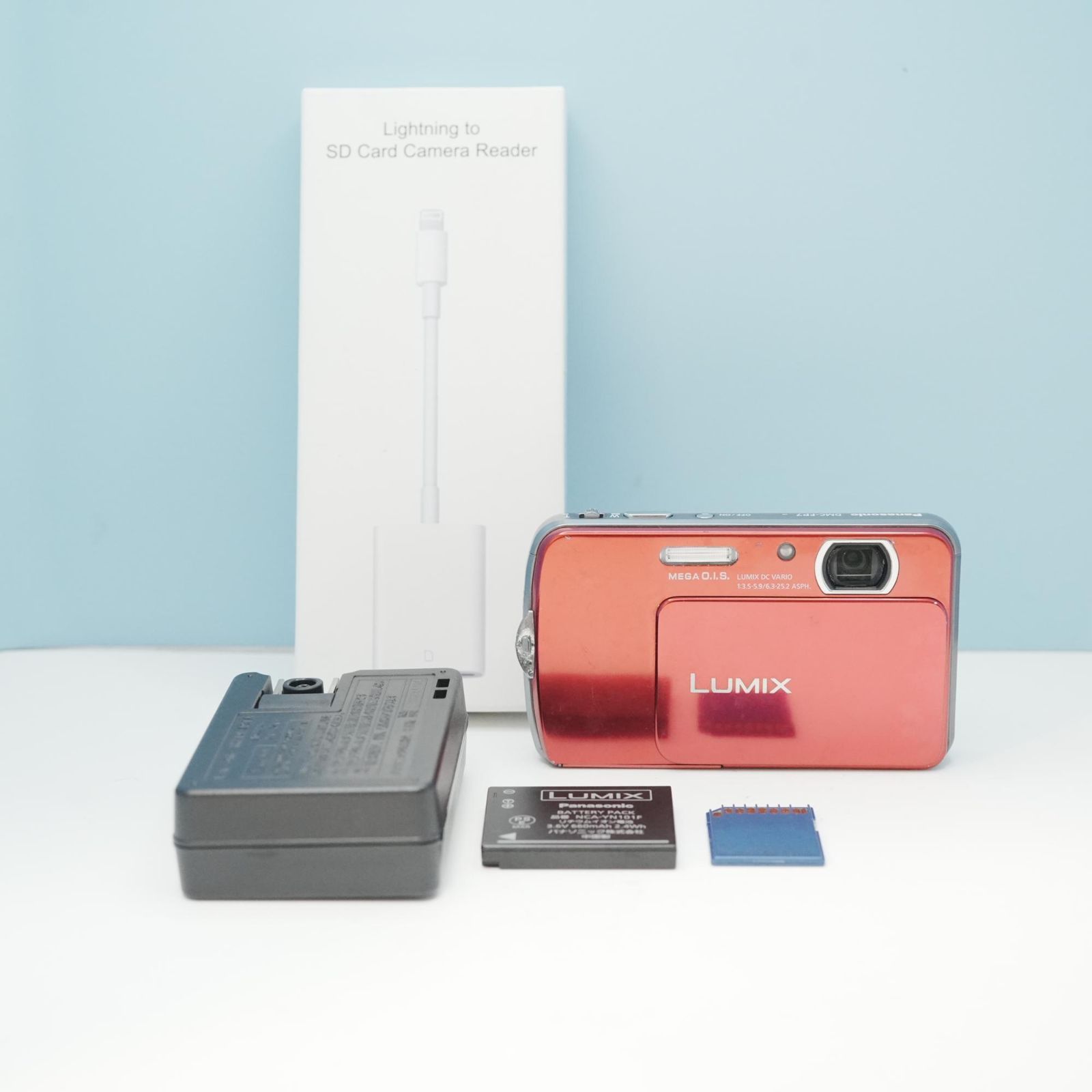 Panasonic LUMIX DMC-FP7 デジカメ スマホ転送OK フルセット 美品