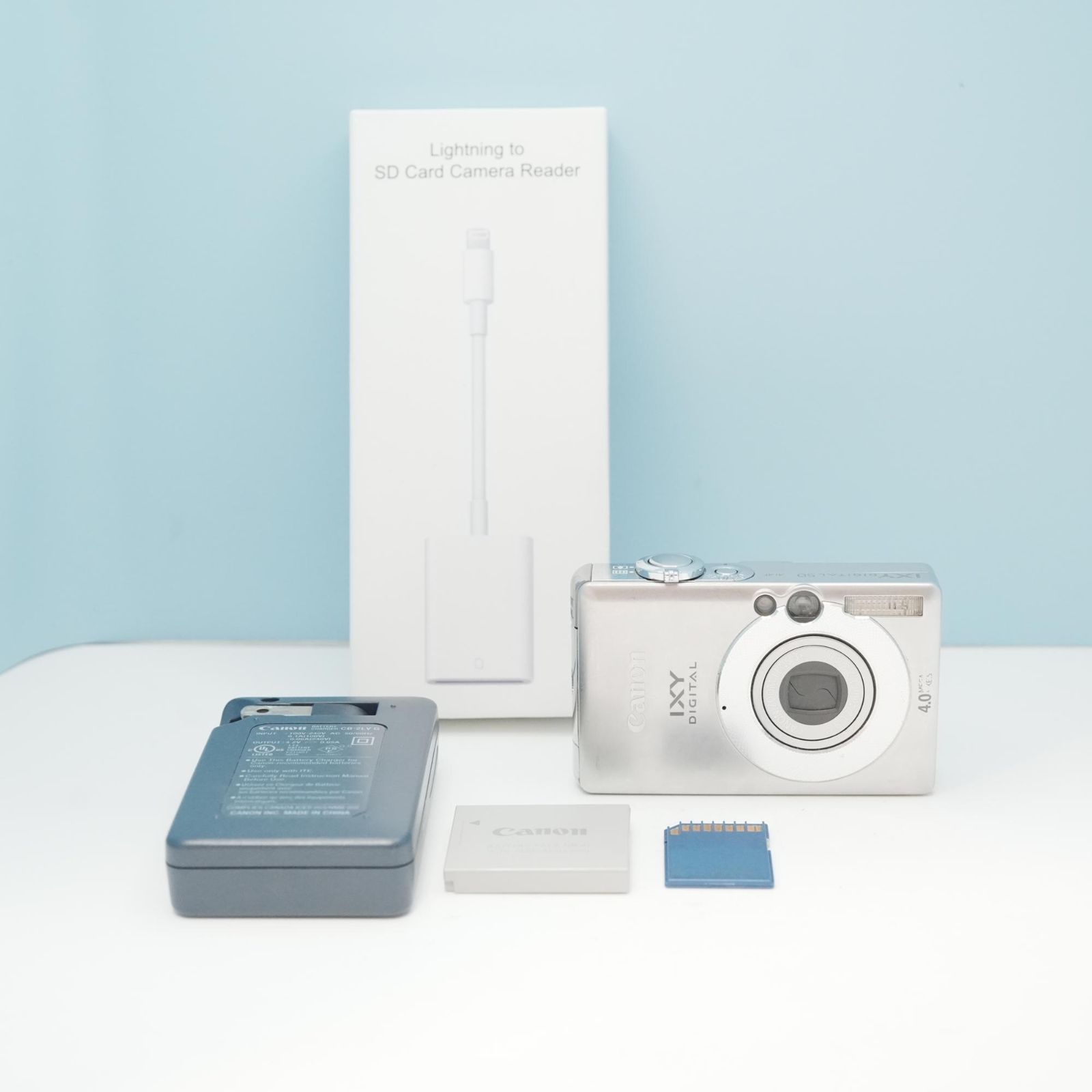 Canon IXY DIGITAL 50 デジカメ スマホ転送OK フルセット 美品 a5684