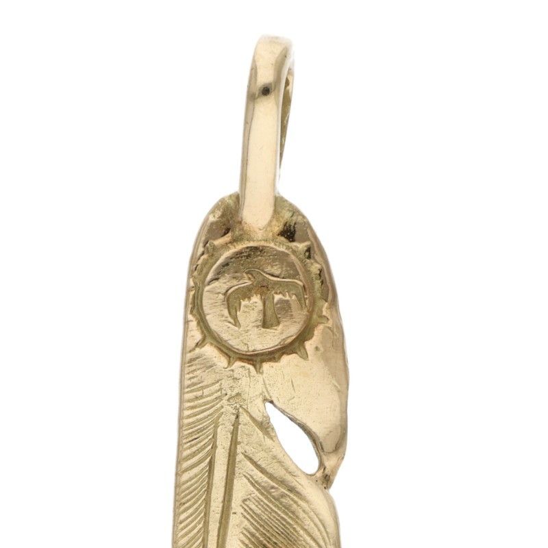 ゴローズ 全金フェザー 小 右向き ネックレストップ メンズ 小 - メルカリ