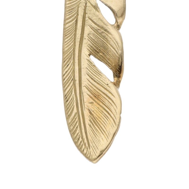 ゴローズ 全金フェザー 小 右向き ネックレストップ メンズ 小 - メルカリ