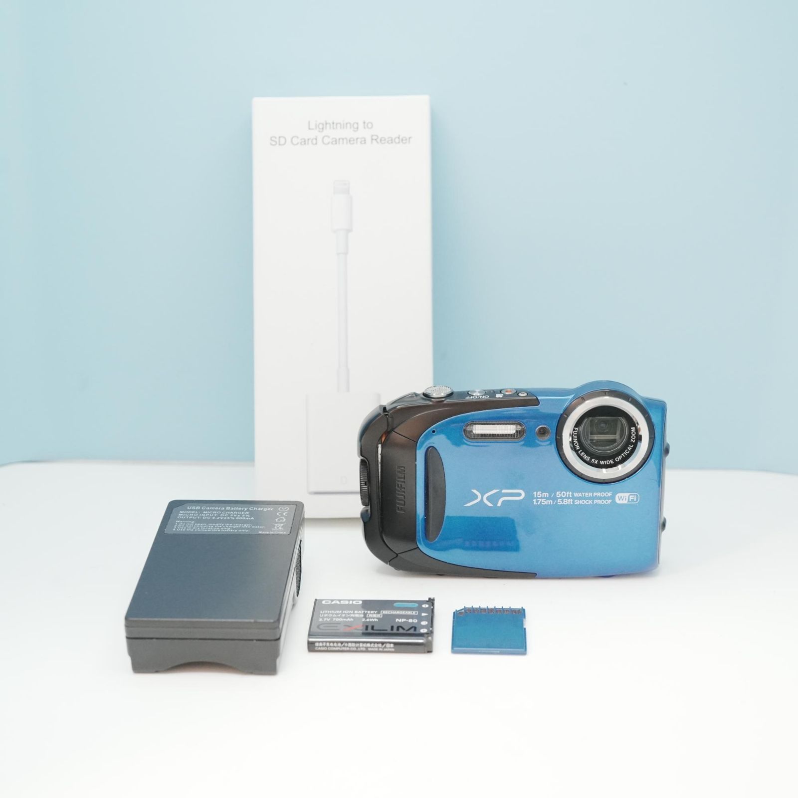 FUJIFILM FinePix XP80 デジカメ スマホ転送OK フルセット 極美品