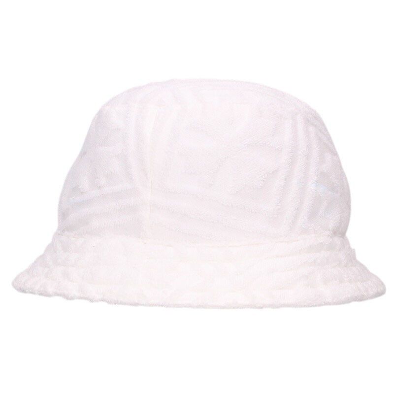 クロムハーツ HAT U CHUM FBRC クロスパッチ付きパイル総柄バケット