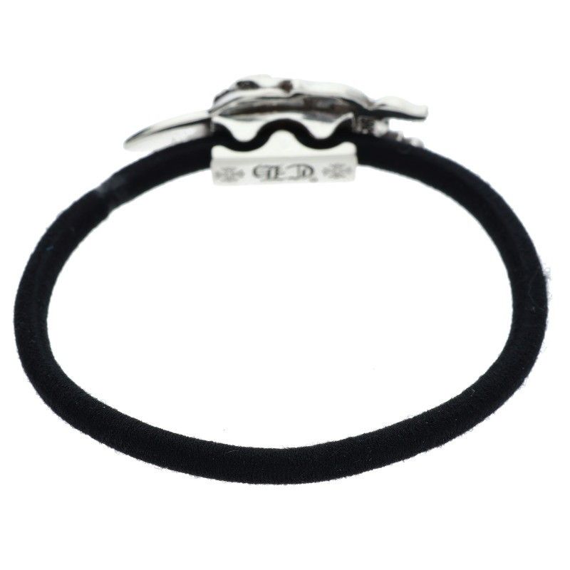 クロムハーツ HAIRBAND/ダガーハートボタンヘアゴム シルバーコンチョ