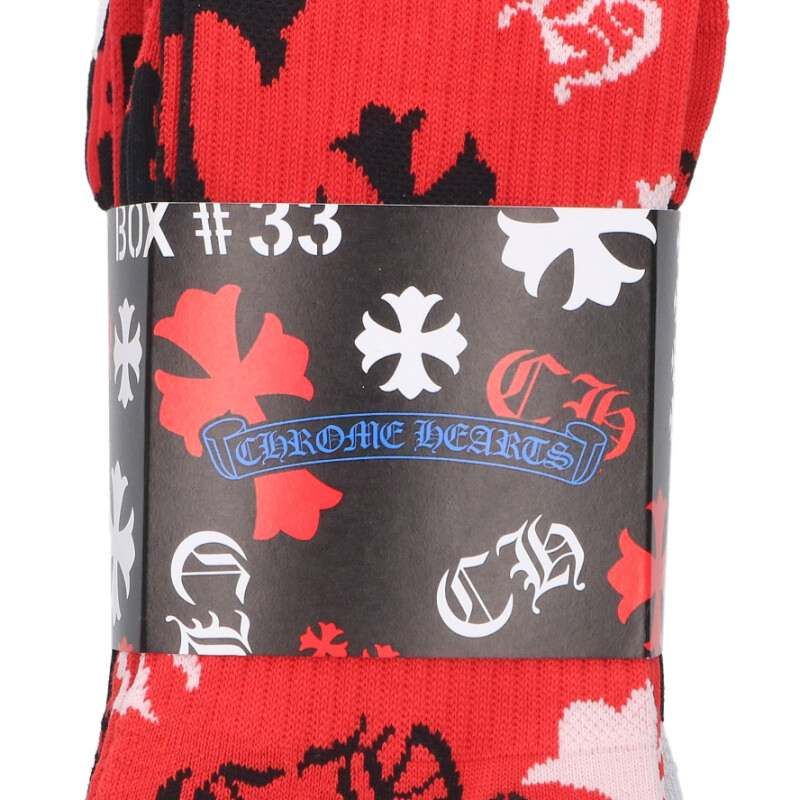 クロムハーツ SOCKS 3PK CHロゴ柄ソックス メンズ L - メルカリ
