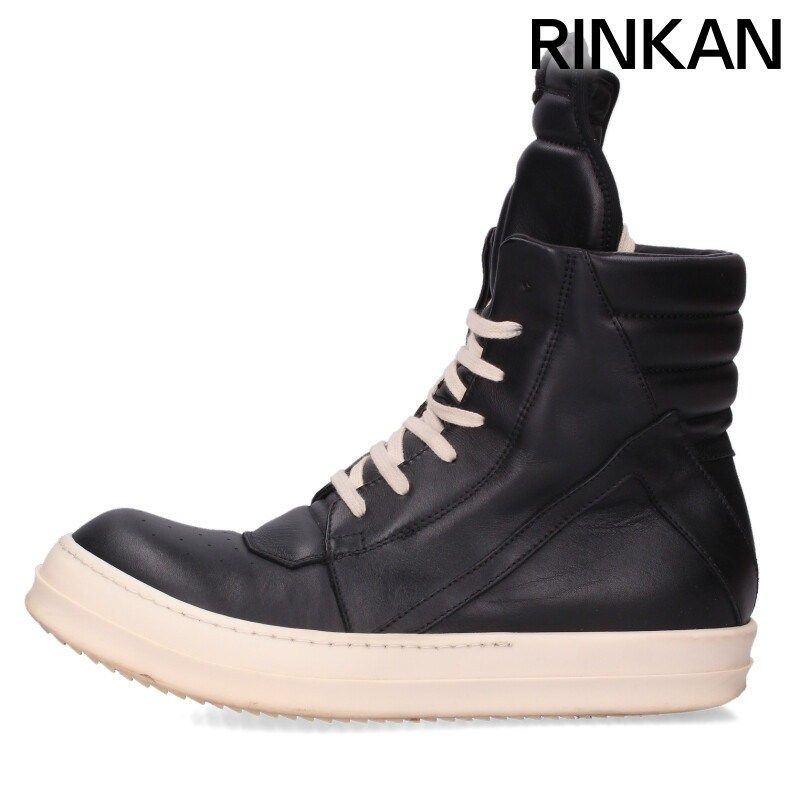 リックオウエンス 18SS GEOBASKET ジオバスケットレザーハイカット