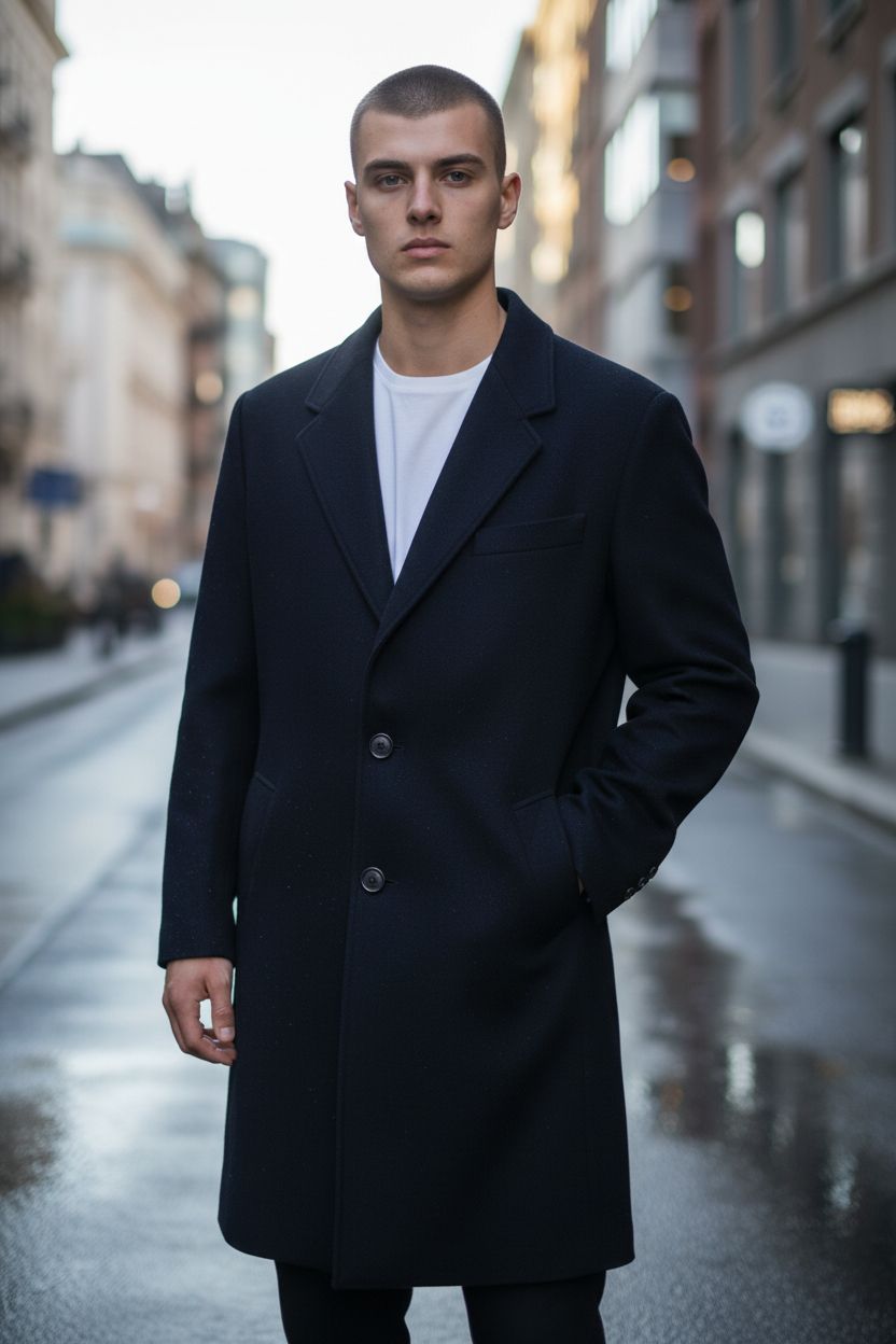 mila schon ミラショーン チェスターコート シングルブレスト