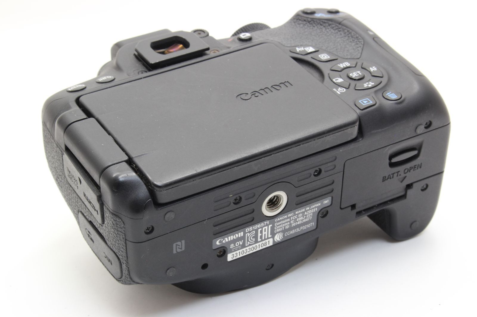 Canon EOS Kiss X8i デジタル一眼レフ　ジャンク品 D (ジャンク) Canon キヤノン EOS Kiss X8i ボディ 返品 12-128 【公式