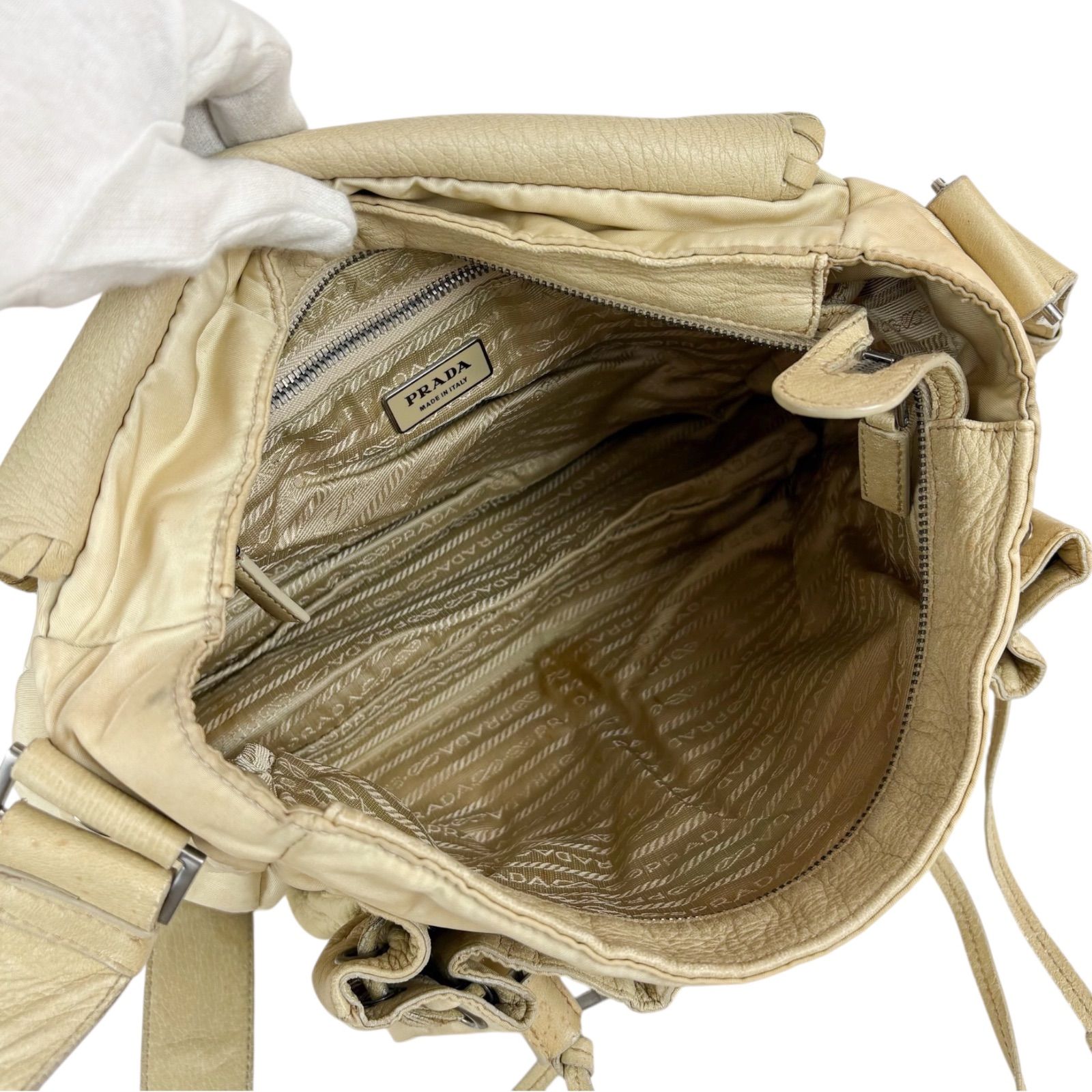 プラダ PRADA Wポケット クロスボディバッグ テスートナイロン