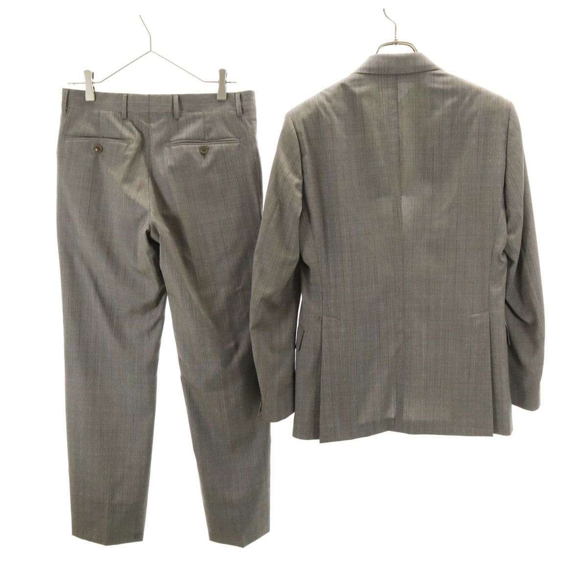 ETRO エトロ イタリア製 シルクブレンド ストライプ柄 スーツ 上下