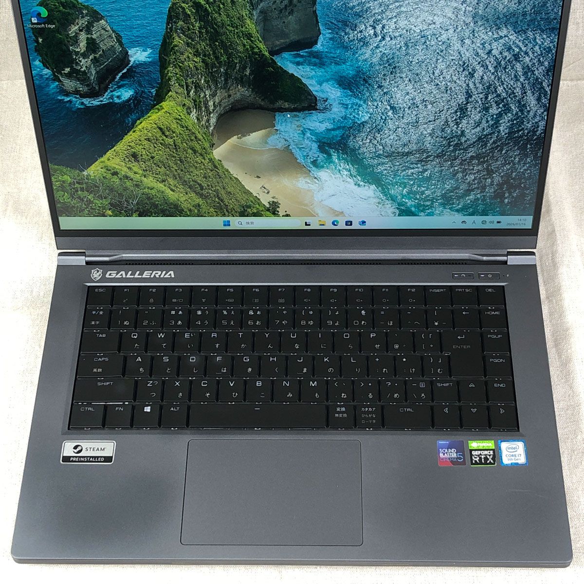 ◇ジャンク品◇ゲーミングノートPC パソコン GALLERIA ガレリア