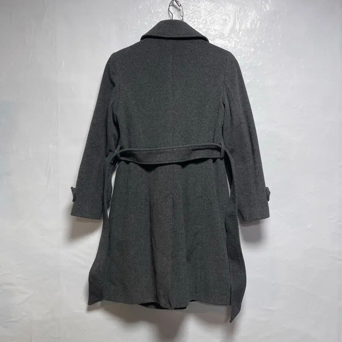 ラルフローレン カシミアブレンド ウール ダブルコート グレー 150/76A