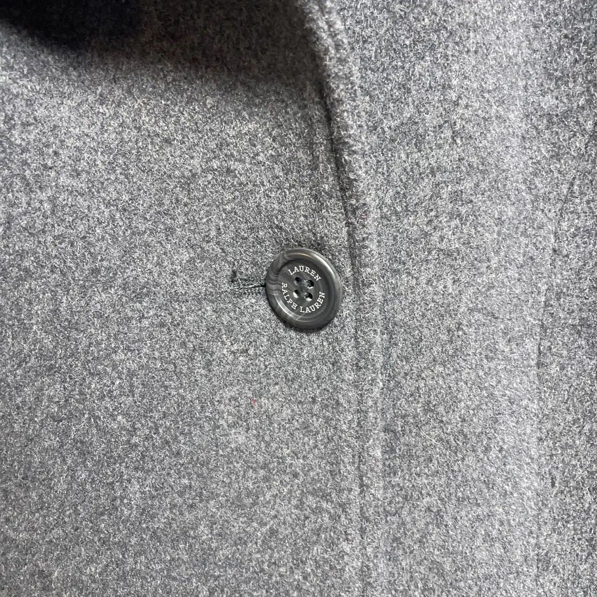 ラルフローレン カシミアブレンド ウール ダブルコート グレー 150/76A