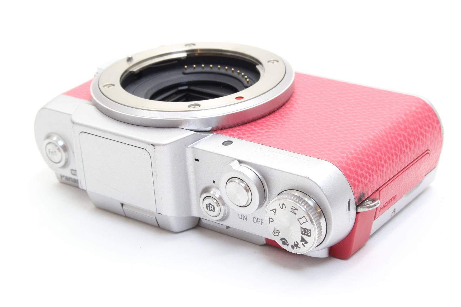 B+ (並品) Panasonic パナソニック LUMIX DMC-GF7 ボディ ピンク 初期