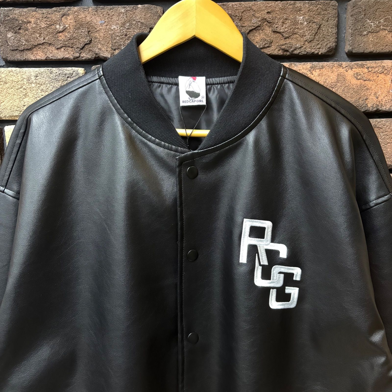RED CAP GIRL PUレザースタジャン】レッドキャップガール 長袖 合成 