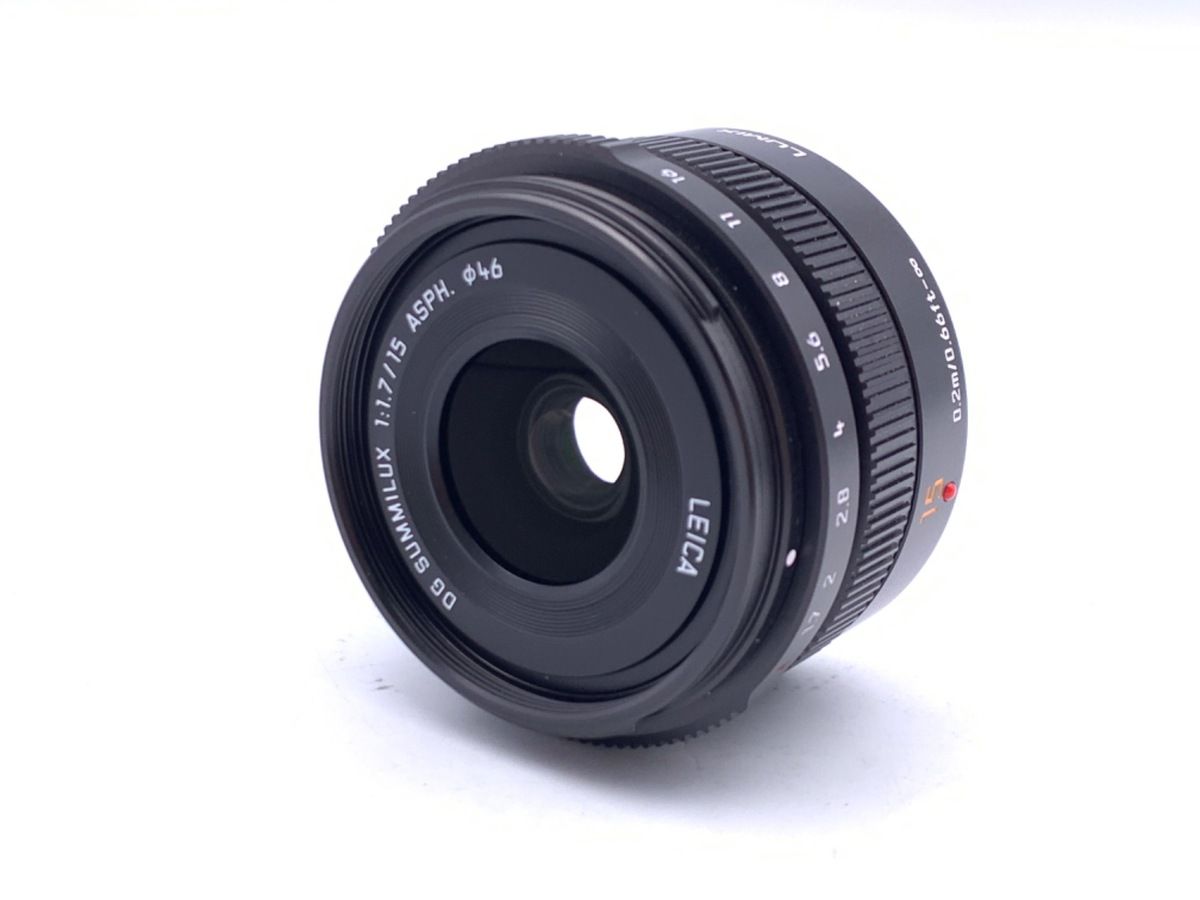 中古】 【良品】 パナソニック LEICA DG SUMMILUX 15mm/F1.7 ASPH. [H