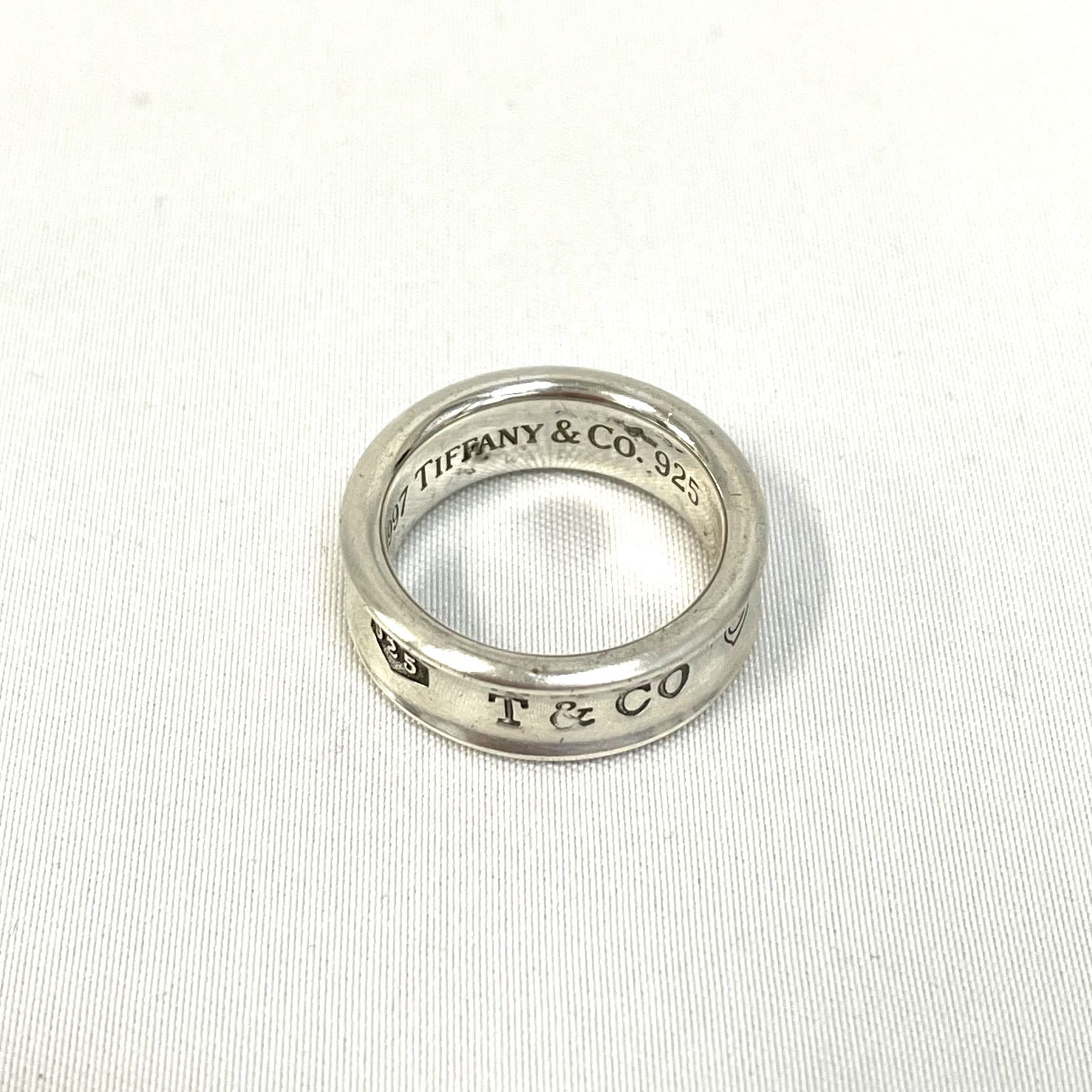 Bランク】 Tiffany ティファニー ナロー リング 925 シルバー （56326