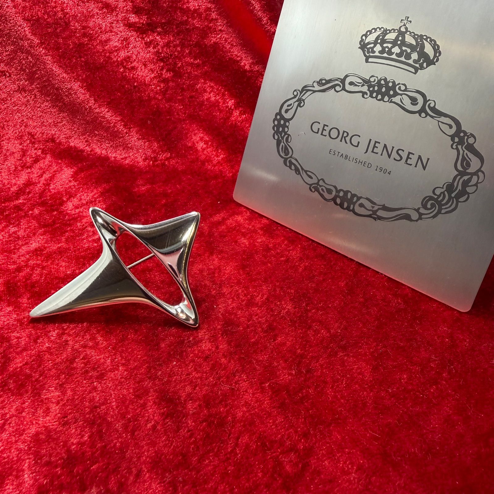 美品 ブローチ H・コッペル ♯339 ジョージジェンセン/GEORG JENSEN