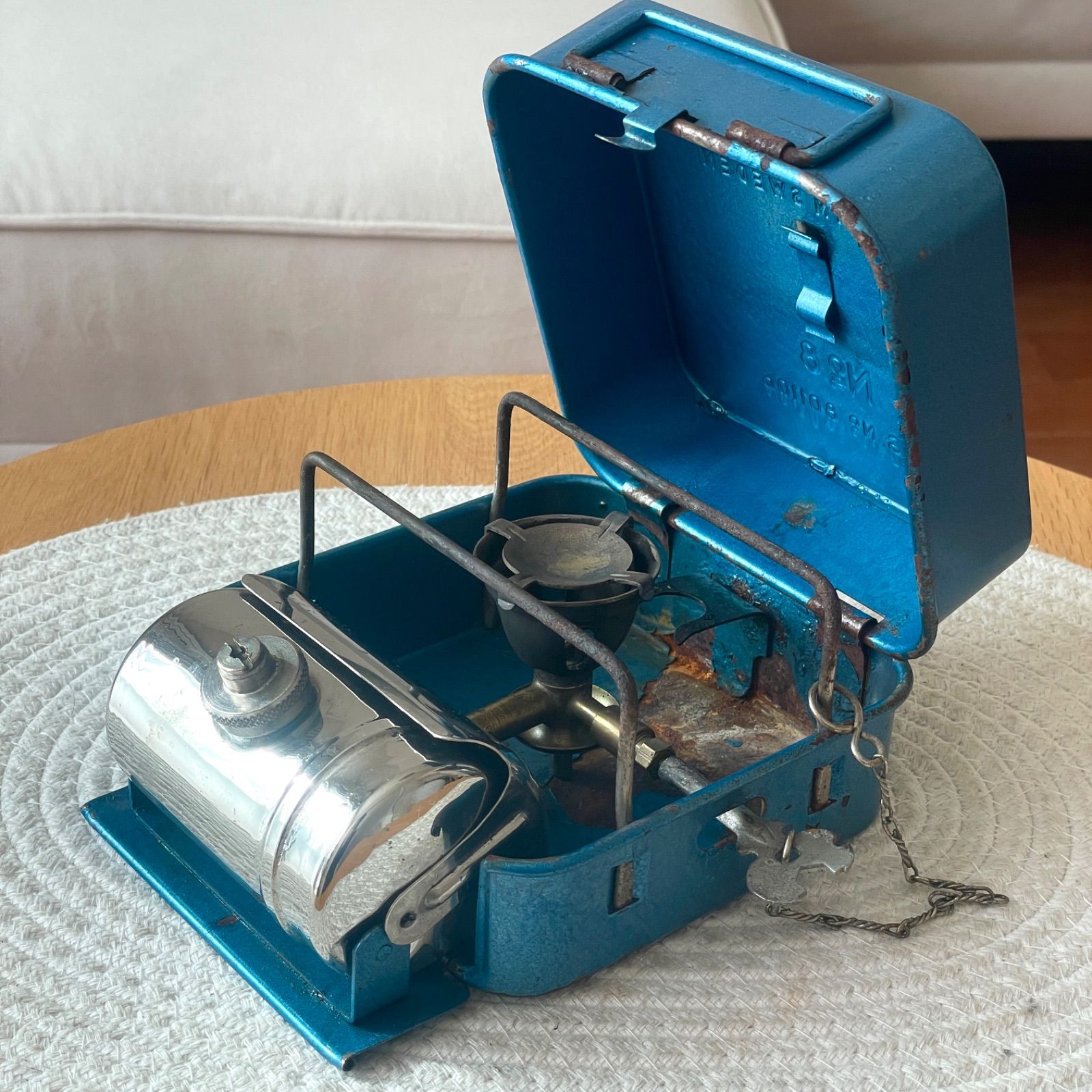 OPTIMUS オプティマス No.8 ストーブ アルミケース 箱スト 初期型 OPTIMUS オプティマス No.8 ストーブ アルミケース 箱スト 初期型