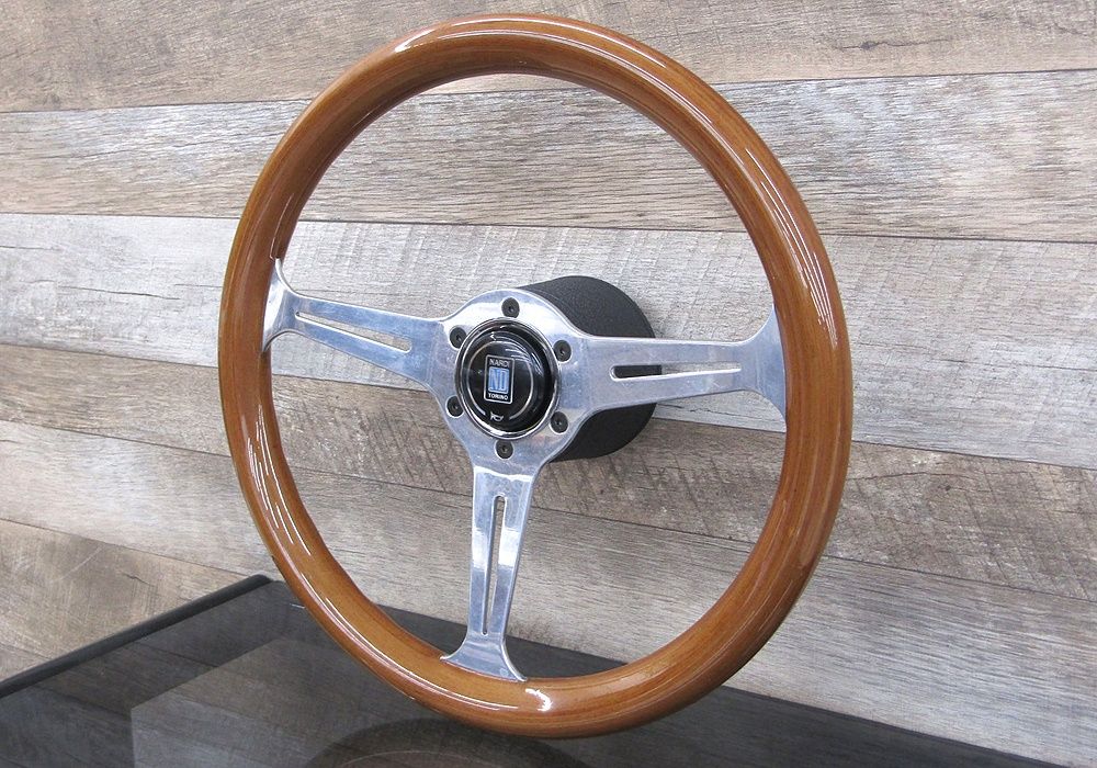 NARDI ナルディ TORINO ウッドステアリング ハンドル 直径約35cm カー